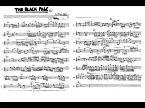 frank zappa black page